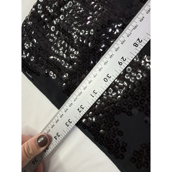 See by CHLOE Sequined Sequin Sleeveless Shift Tank Dress $365 Black USA 8 - Picture 4 of 5